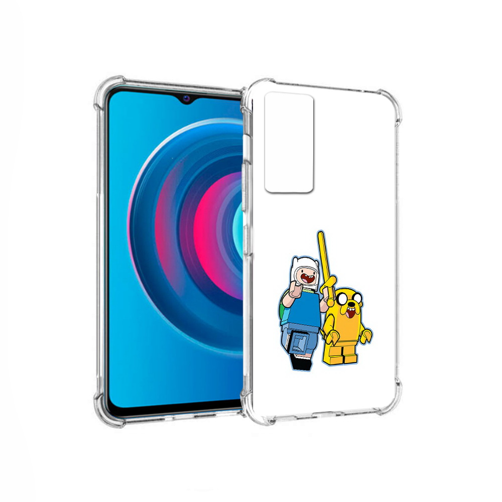 

Чехол MyPads Tocco для Vivo Y74s время приключений лего (PT224892.430.274), Прозрачный, Tocco