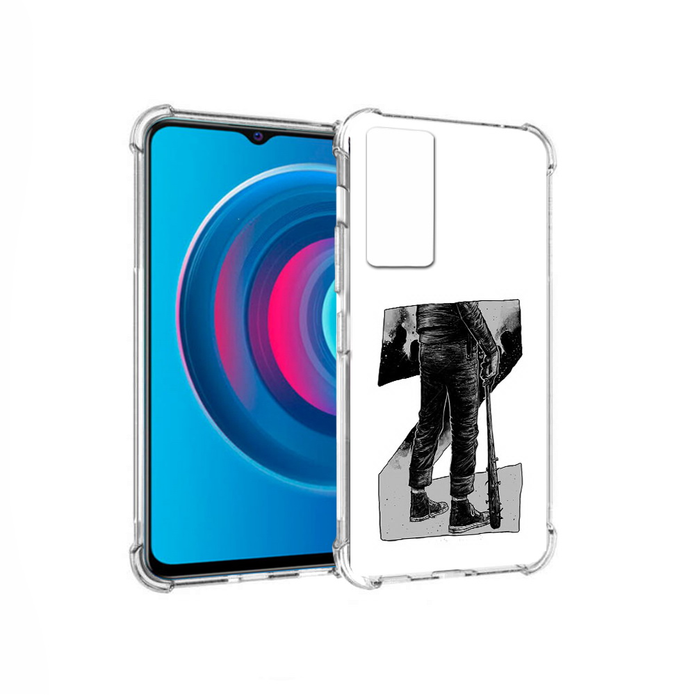 

Чехол MyPads Tocco для Vivo Y74s воин черно белый (PT224892.430.265), Tocco