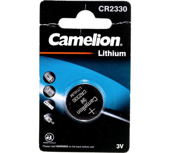 Элемент питания Camelion CR2330 BL-1 литиевая 3V