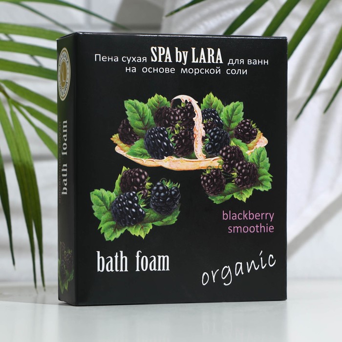 

Пена сухая для ванн Spa by Lara, "ЕЖЕВИЧНЫЙ СМУЗИ" 500 г, Прозрачный