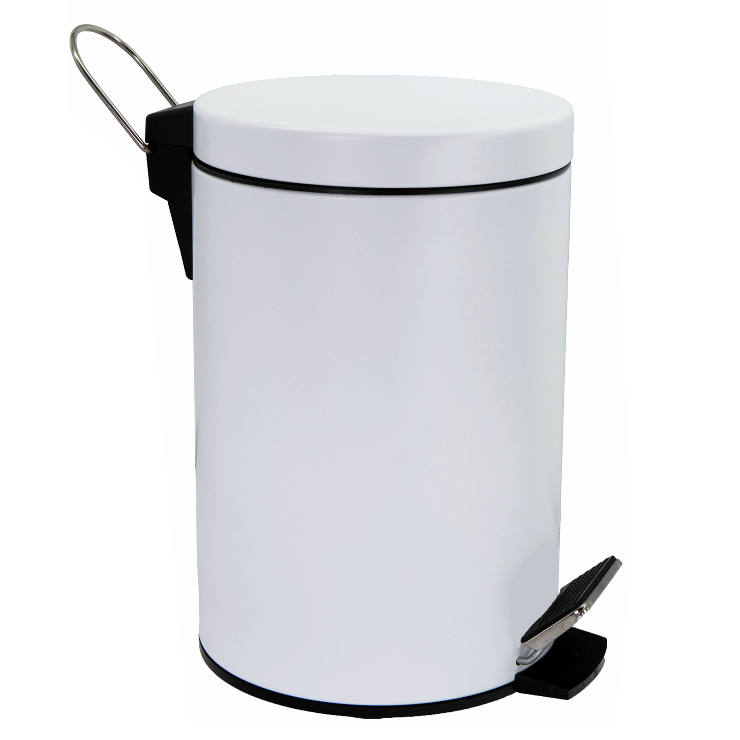 

Ведро для мусора WasserKRAFT белый матовый K-635W, K-635W