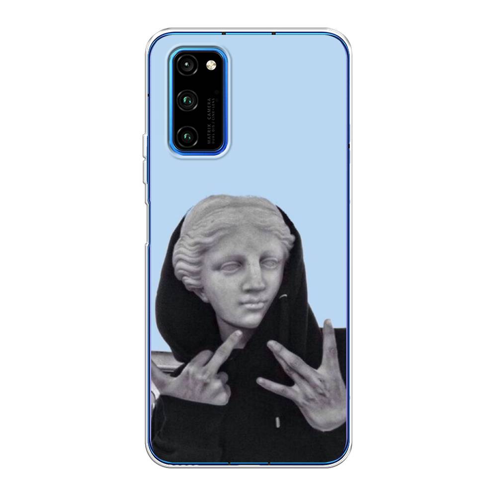 

Чехол Awog на Huawei Honor V30 Pro "SWAG статуя", Голубой, 611450-9