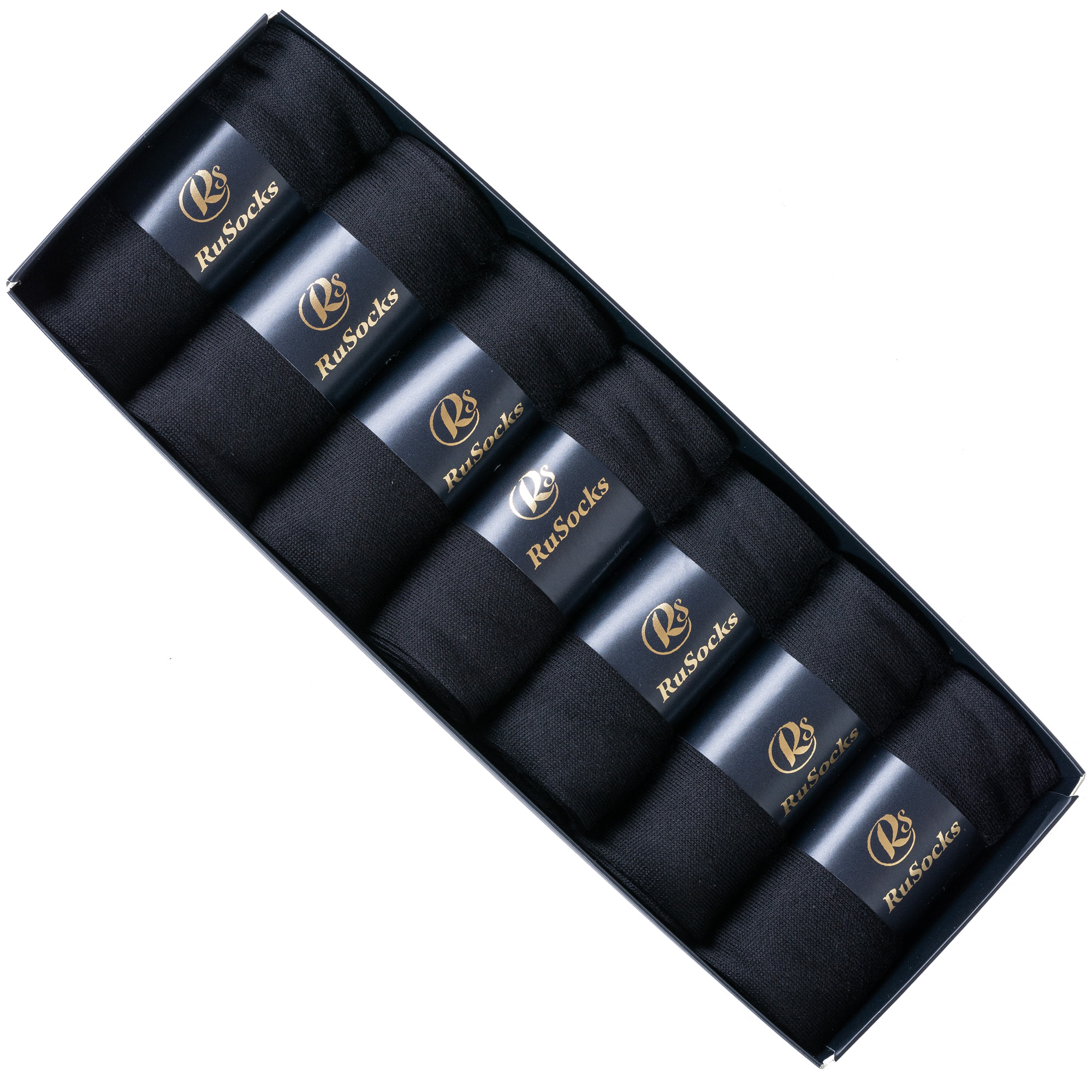 

Подарочных набор носков мужских RuSocks М3-11001-7-1 черных 27, М3-11001-7-1