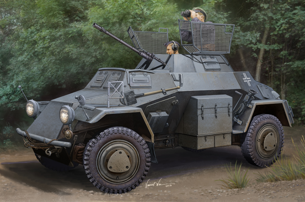 

Сборная модель Hobby Boss 1/35 German Sd.Kfz.222 Leichter Panzerspahwagen 83815