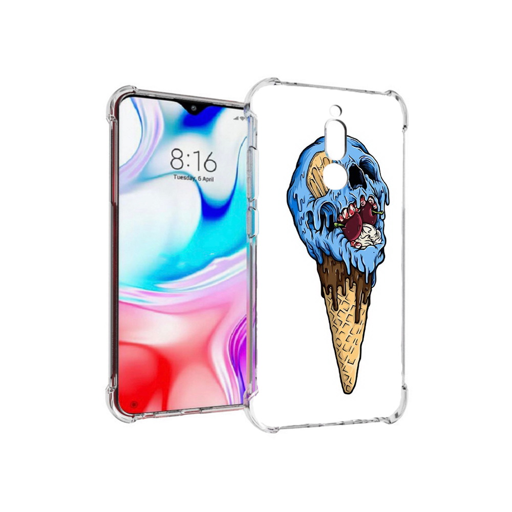 

Чехол MyPads Tocco для Xiaomi Redmi 8 мороженное череп (PT138911.300.484), Прозрачный, Tocco