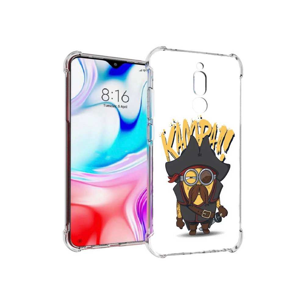 

Чехол MyPads Tocco для Xiaomi Redmi 8 миньон пират (PT138911.300.476), Прозрачный, Tocco