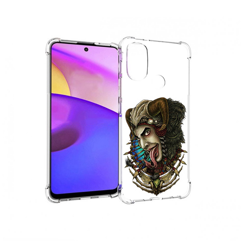 

Чехол MyPads Tocco для Motorola Moto E30 длинный язык (PT227074.357.330), Прозрачный, Tocco