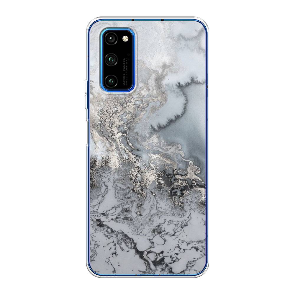 

Чехол Awog на Huawei Honor V30 Pro "Морозная лавина серая", Серый;серебристый, 611450-3