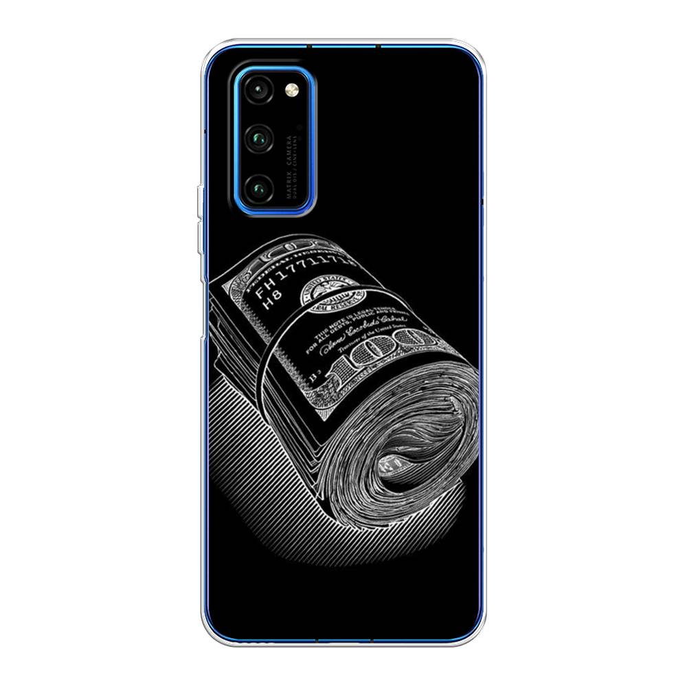 

Чехол Awog на Huawei Honor V30 Pro "Кубышка денег", Черный;серебристый, 611450-5