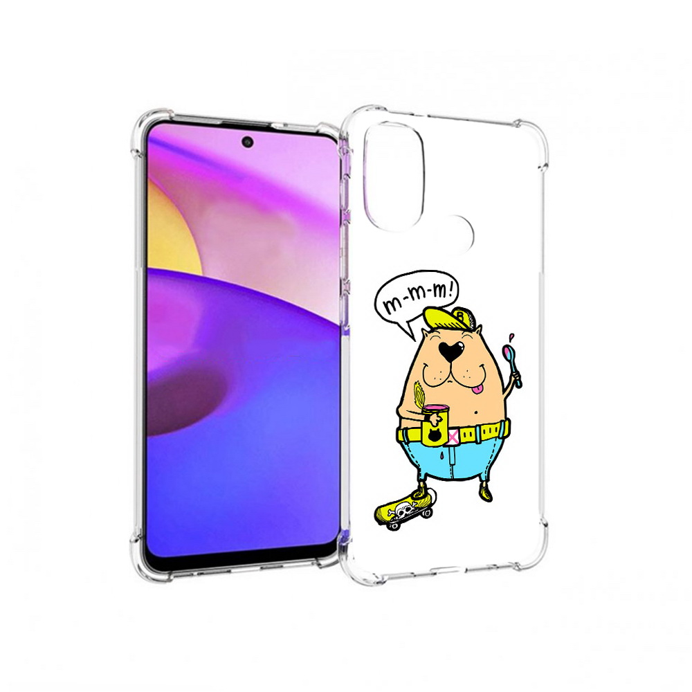 

Чехол MyPads Tocco для Motorola Moto E30 Бобр (PT227074.357.30), Прозрачный, Tocco