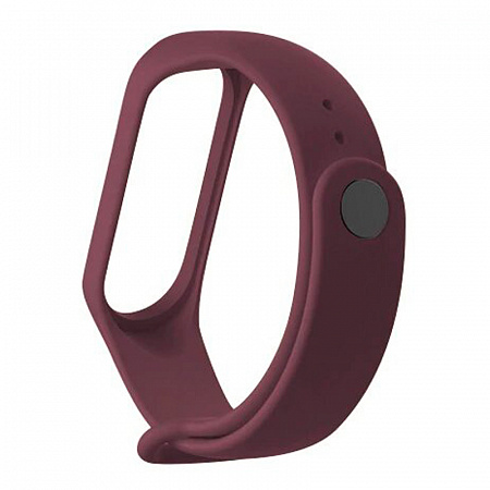 

Ремешок Silicone Strap для Xiaomi Mi Band 7 бордовый, Silicone Strap