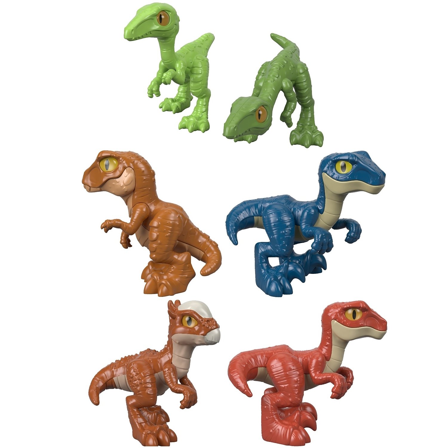 фото Фигурка mattel jurassic world imaginext мини динозавры 9 видов fwf52