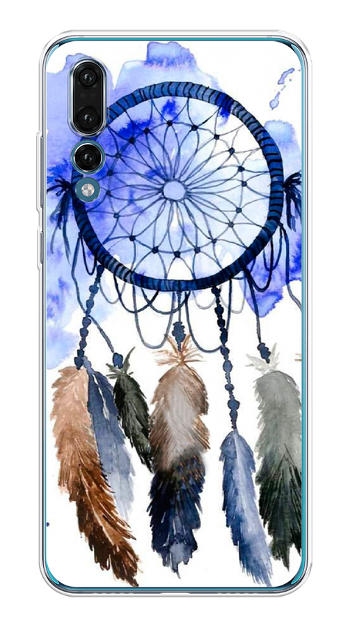 

Чехол на Huawei P20 Pro "Ловец снов 1", Коричневый;синий, 65050-1