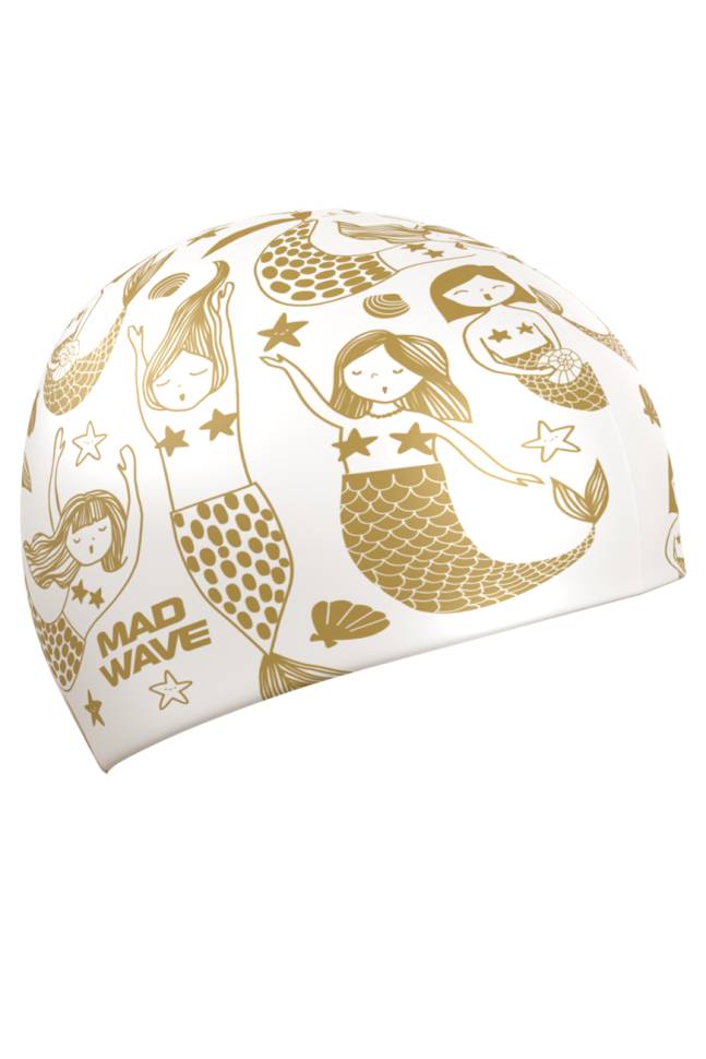 Юниорская силиконовая шапочка MERMAIDS Белый