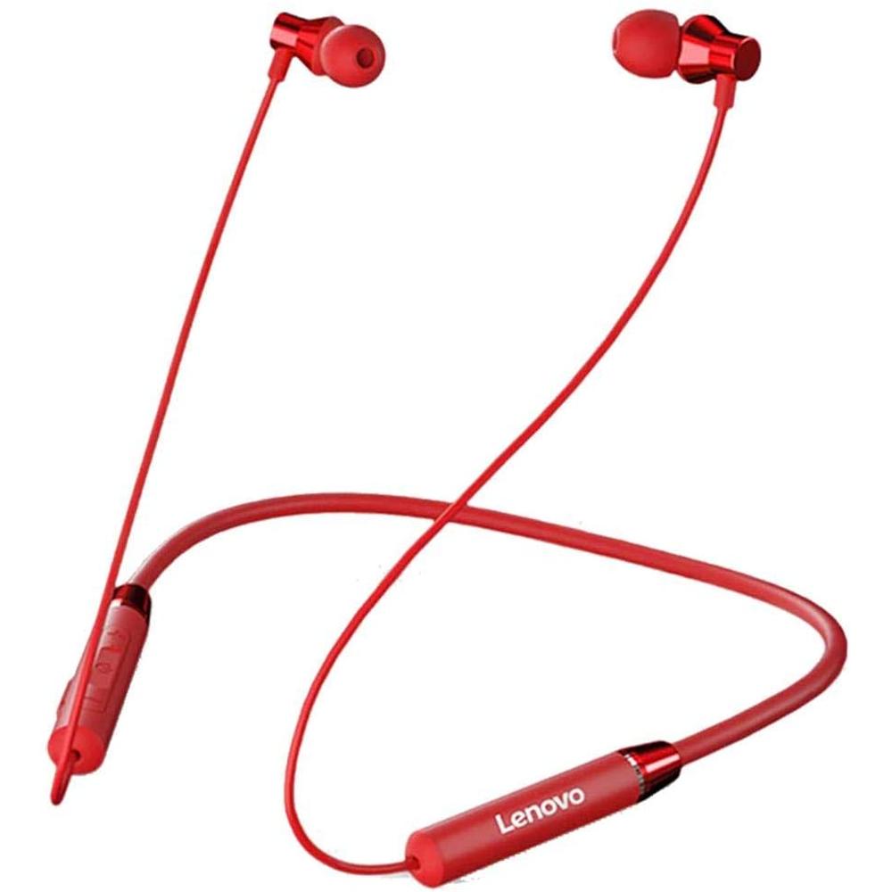 фото Bluetooth гарнитура lenovo he05 red