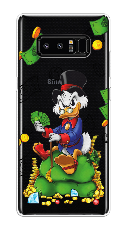 

Чехол на Samsung Galaxy Note 8 "Scrooge Richness", Черный;синий;зеленый, 25250-1