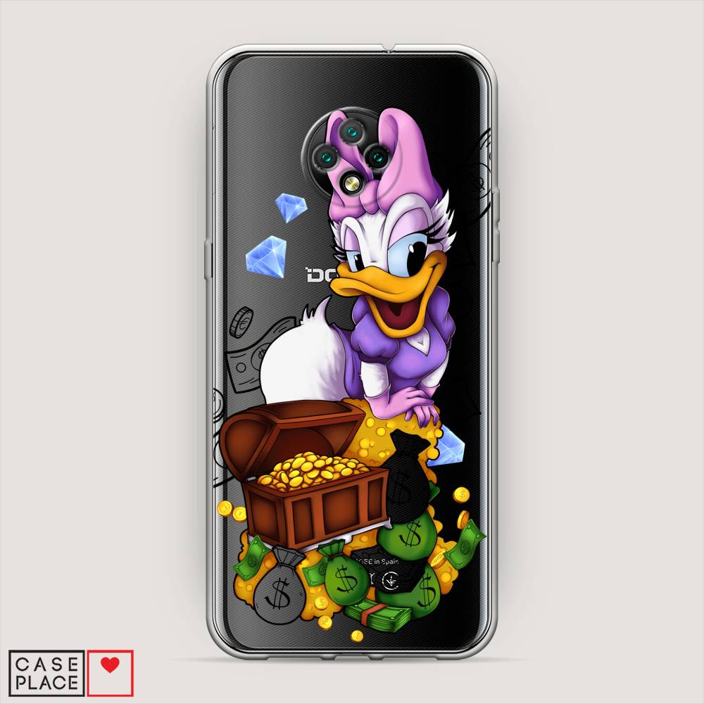 

Чехол на Doogee X95 "Rich Daisy Duck", Коричневый;белый;фиолетовый, 220850-6