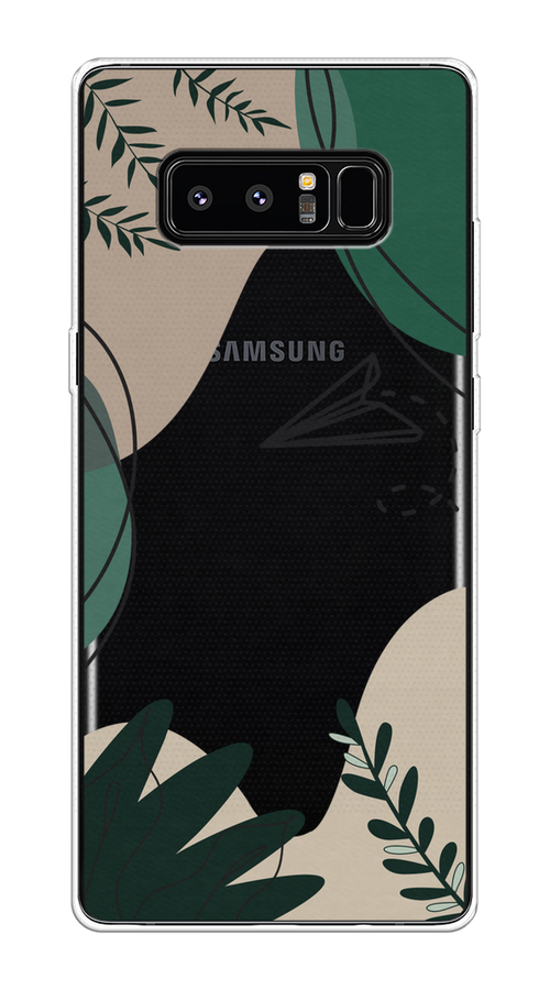 

Чехол на Samsung Galaxy Note 8 "Secret Garden", Зеленый;бежевый;черный, 25250-1