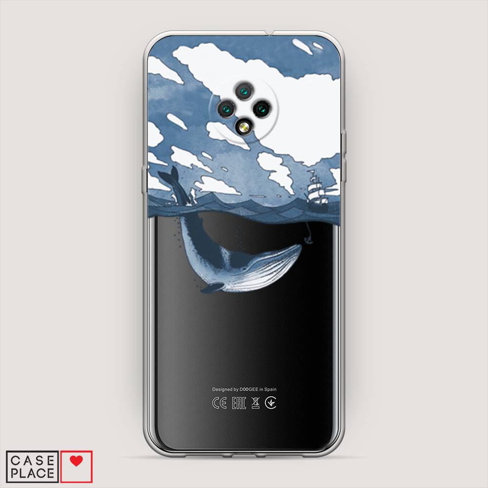 

Чехол на Doogee X95 "Большой кит", Синий, 220850-1