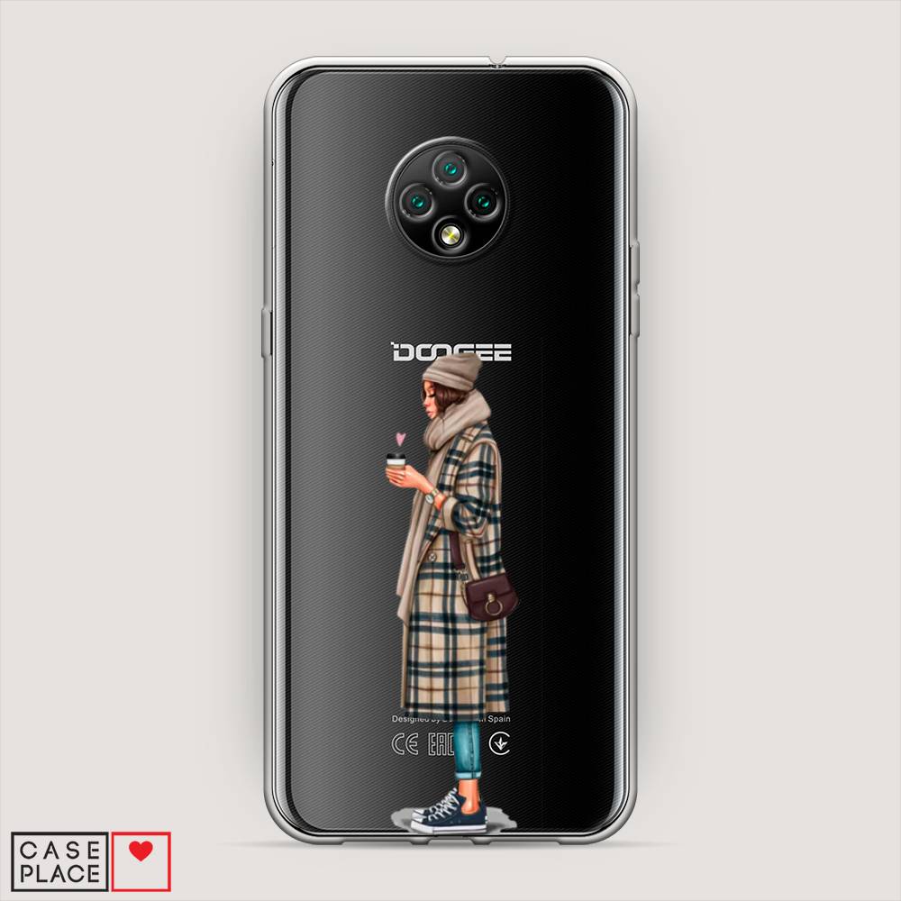 

Чехол на Doogee X95 "Утренний кофе", Коричневый;бежевый, 220850-6