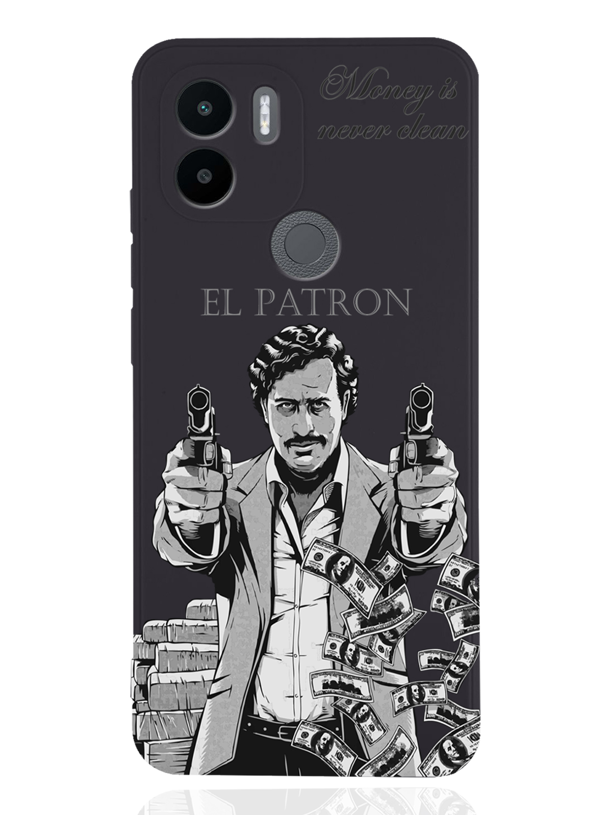 фото Чехол musthavecase для xiaomi redmi a1+ el patron pablo escobar/ пабло эскобар черный