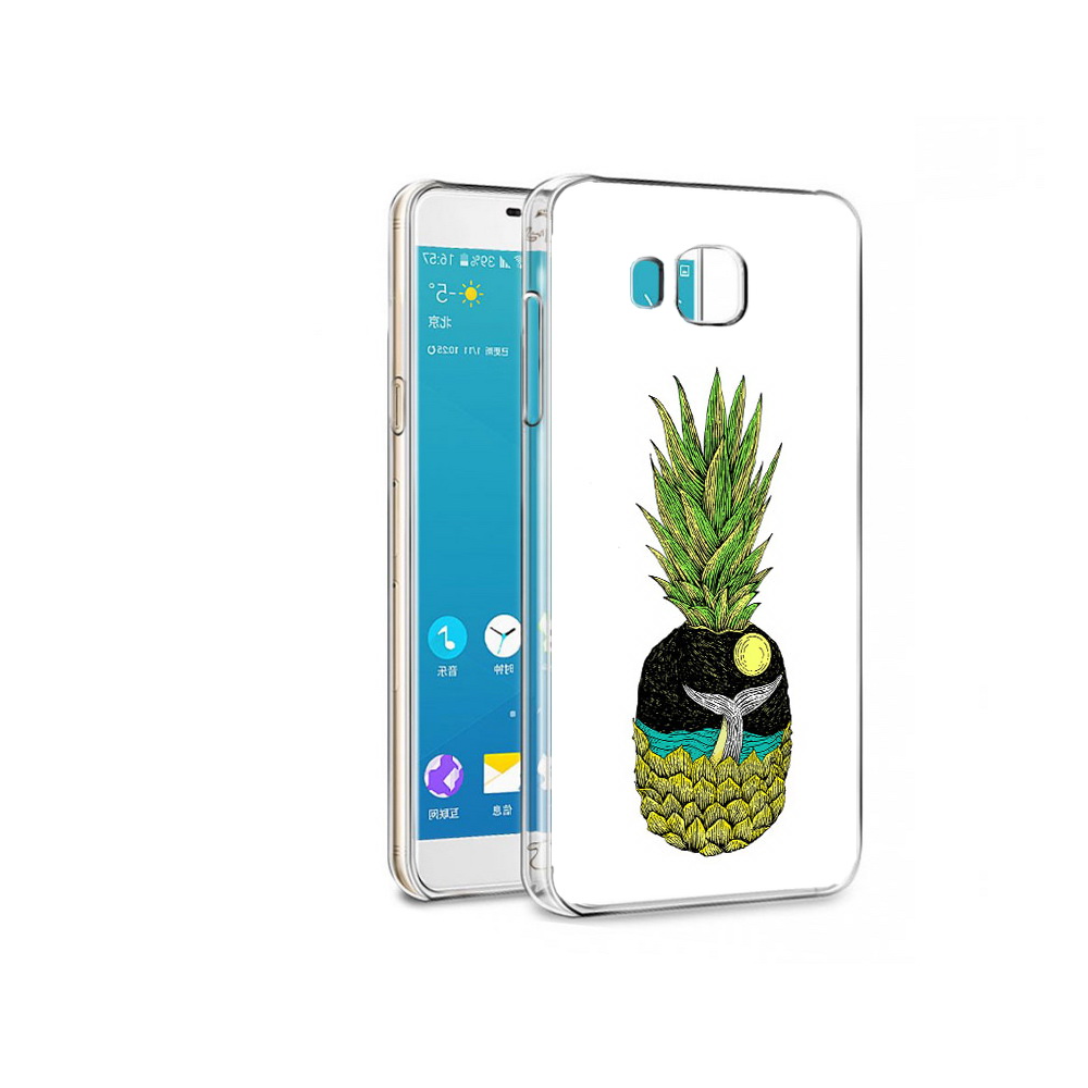 Чехол MyPads Tocco для Samsung Galaxy C7 Pro ананас с китом (PT74619.550.220)