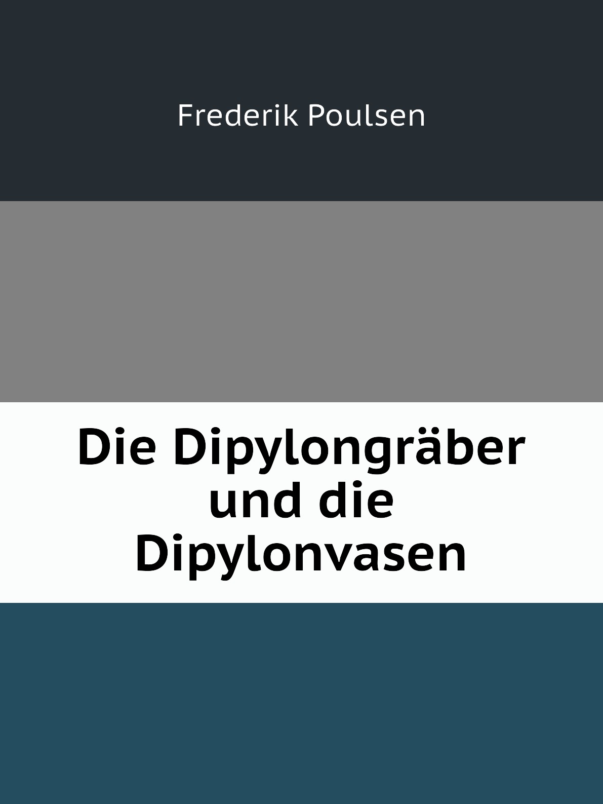 

Die Dipylongrдber und die Dipylonvasen