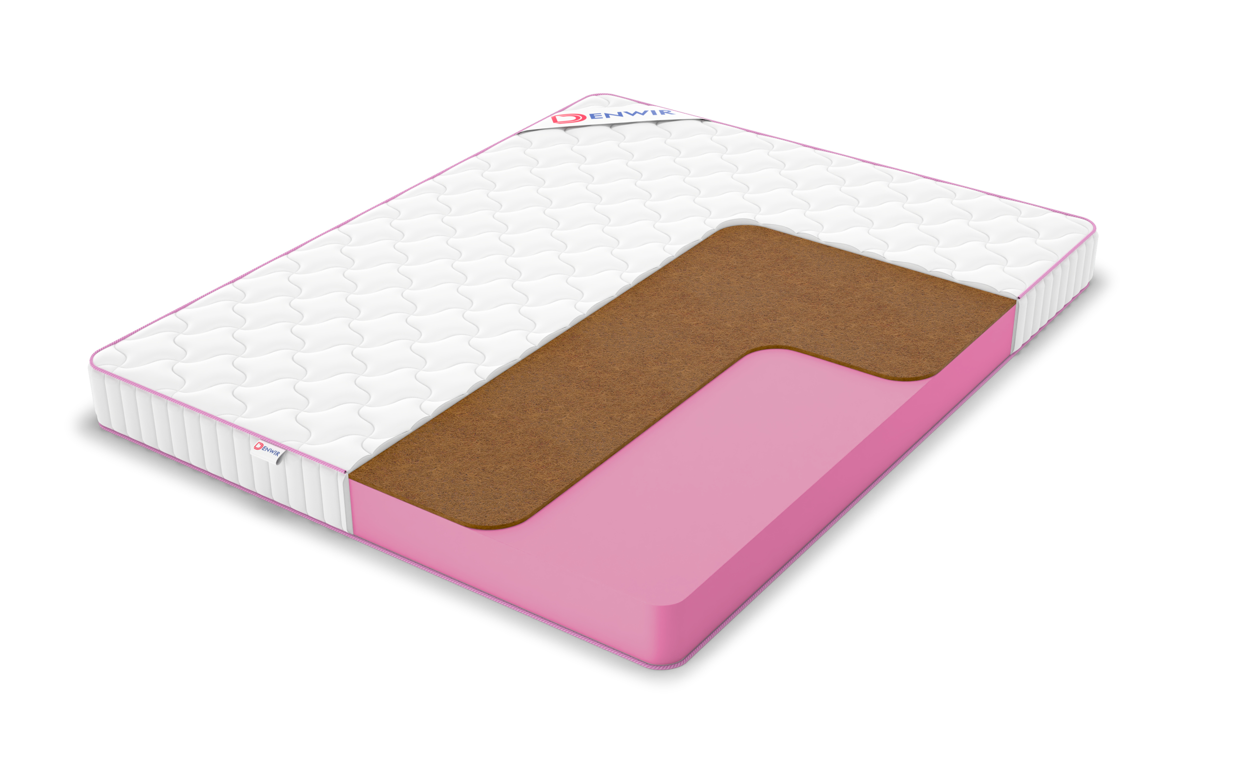 

Матрас Denwir Mega Foam Hard 15 85х195, Бежевый;белый;серый;серебристый, Mega Foam Hard 15