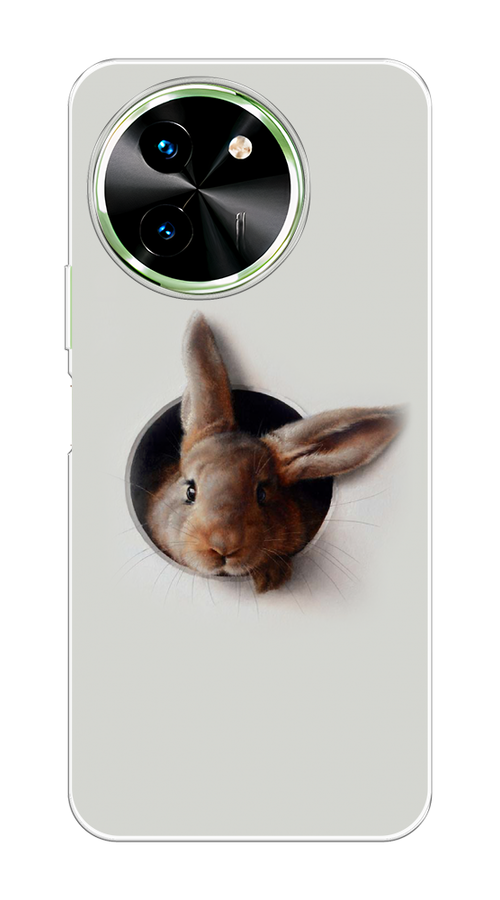 

Чехол на Vivo T3x/Y38 5G "Любопытный кролик", Серый;коричневый, 2610650-1