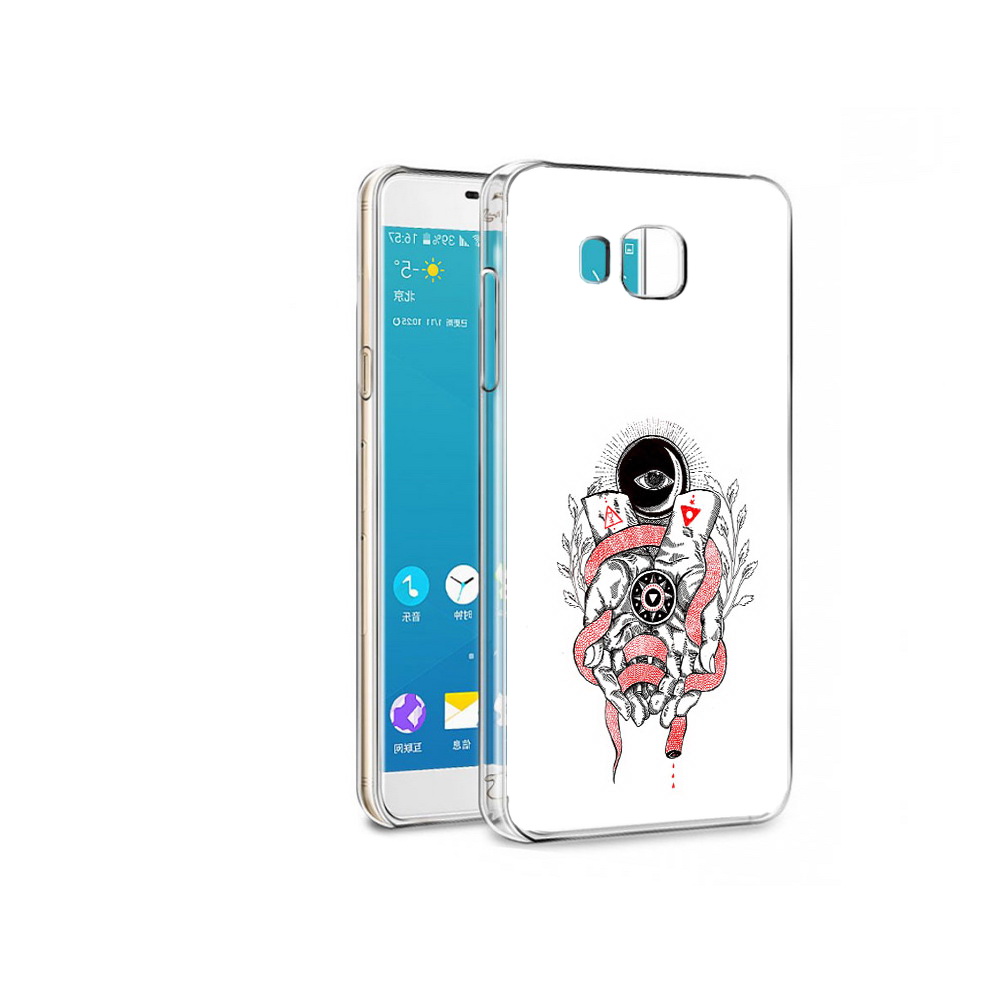 Чехол MyPads Tocco для Samsung Galaxy C7 Pro абстрация связанные руки (PT74619.550.213)