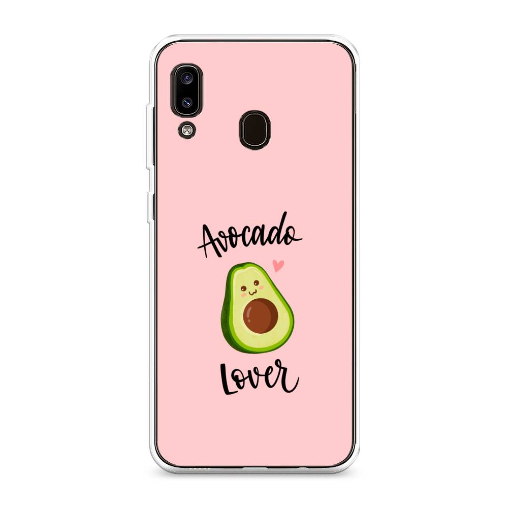 

Чехол на Samsung Galaxy A20 "Avocado lover", Розовый;зеленый, 27650-6