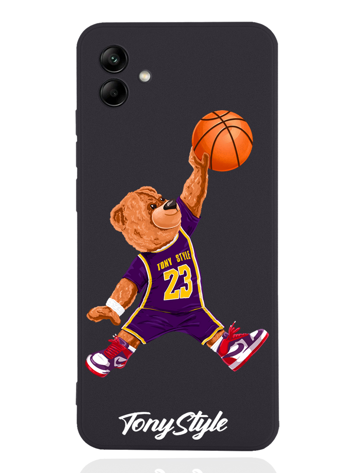

Чехол Tony Style для Samsung Galaxy A04 Tony Style баскетболист с мячом черный, Фиолетовый;коричневый;желтый;оранжевый