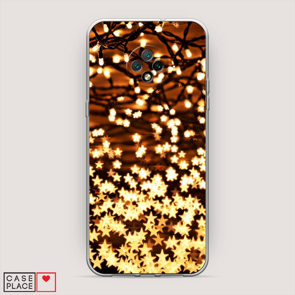 

Чехол на Doogee X95 "Новогодняя гирлянда", Золотистый, 220850-5