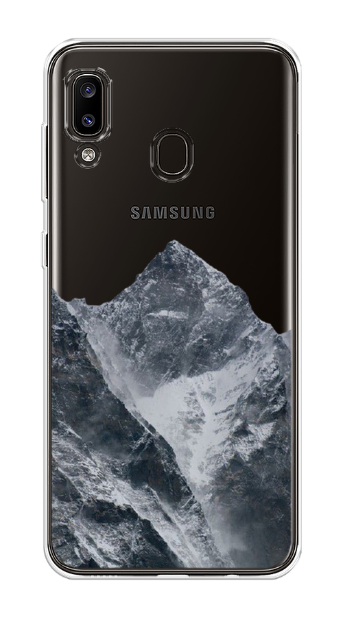 

Чехол на Samsung Galaxy A30 "Горы арт 4", Серый;бежевый, 27550-2