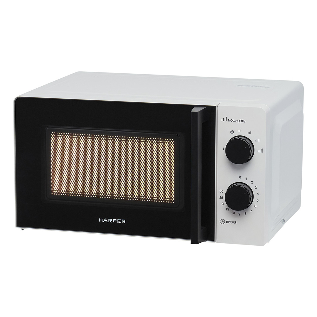 фото Микроволновая печь соло harper hmw-20sm01 white