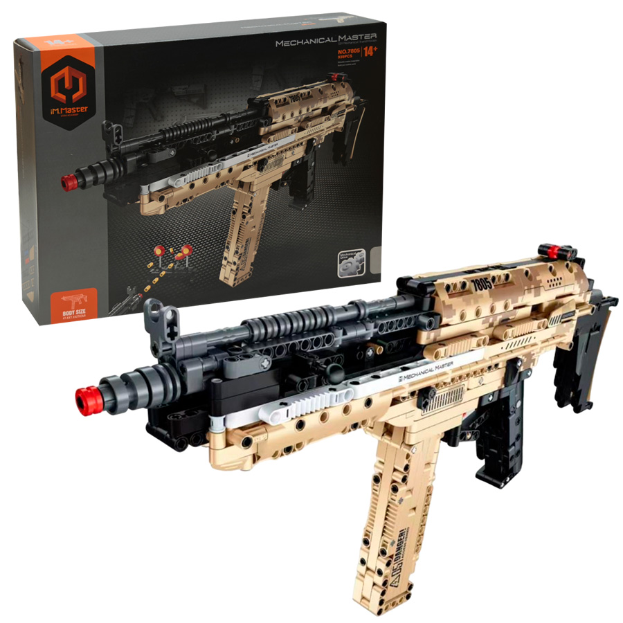 Конструктор iMMaster 7805 Пистолет-пулемёт UMP5 Mechanical Master 939 деталей