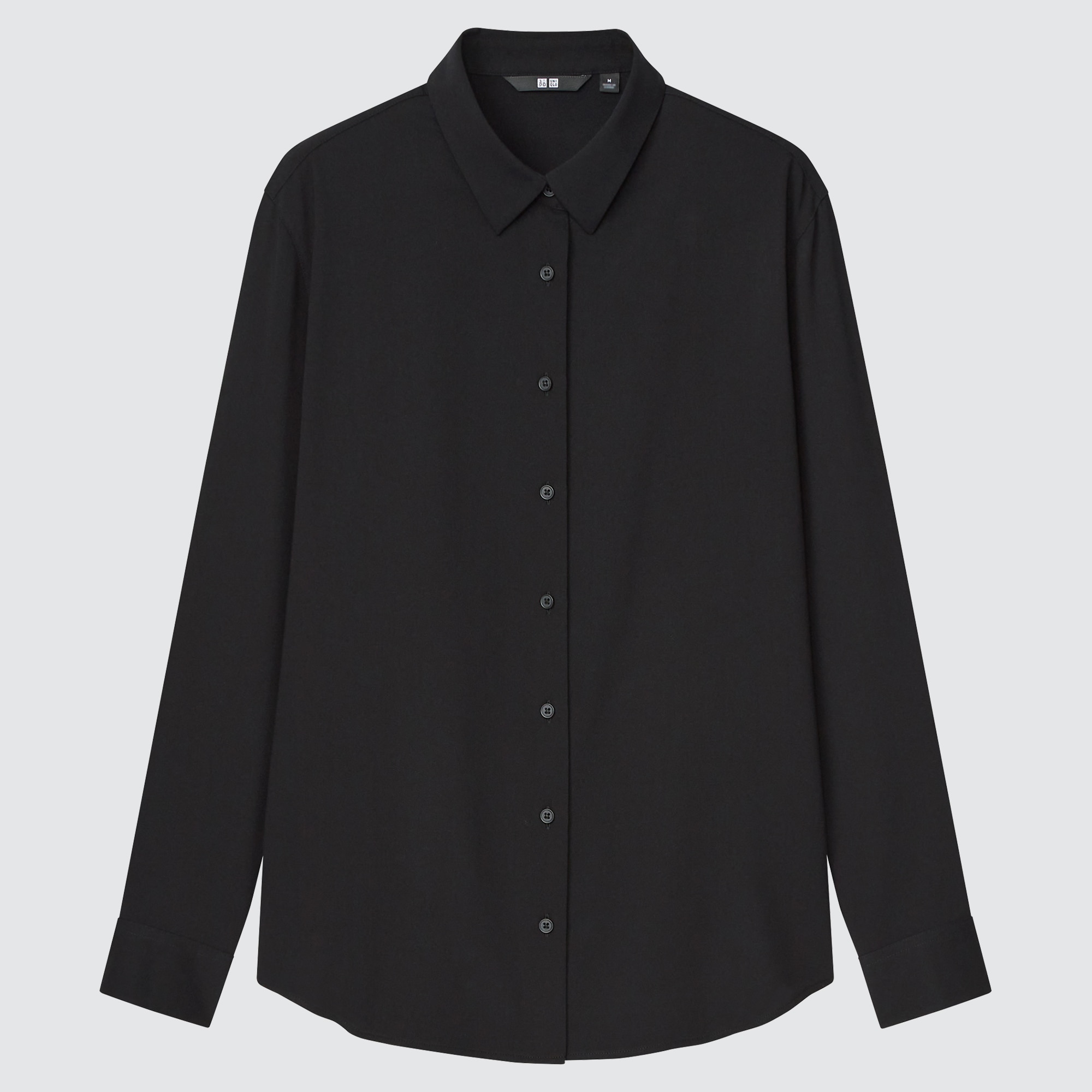 

Рубашка женская UNIQLO 439730COL09 черная 2XS (доставка из-за рубежа), 439730COL09