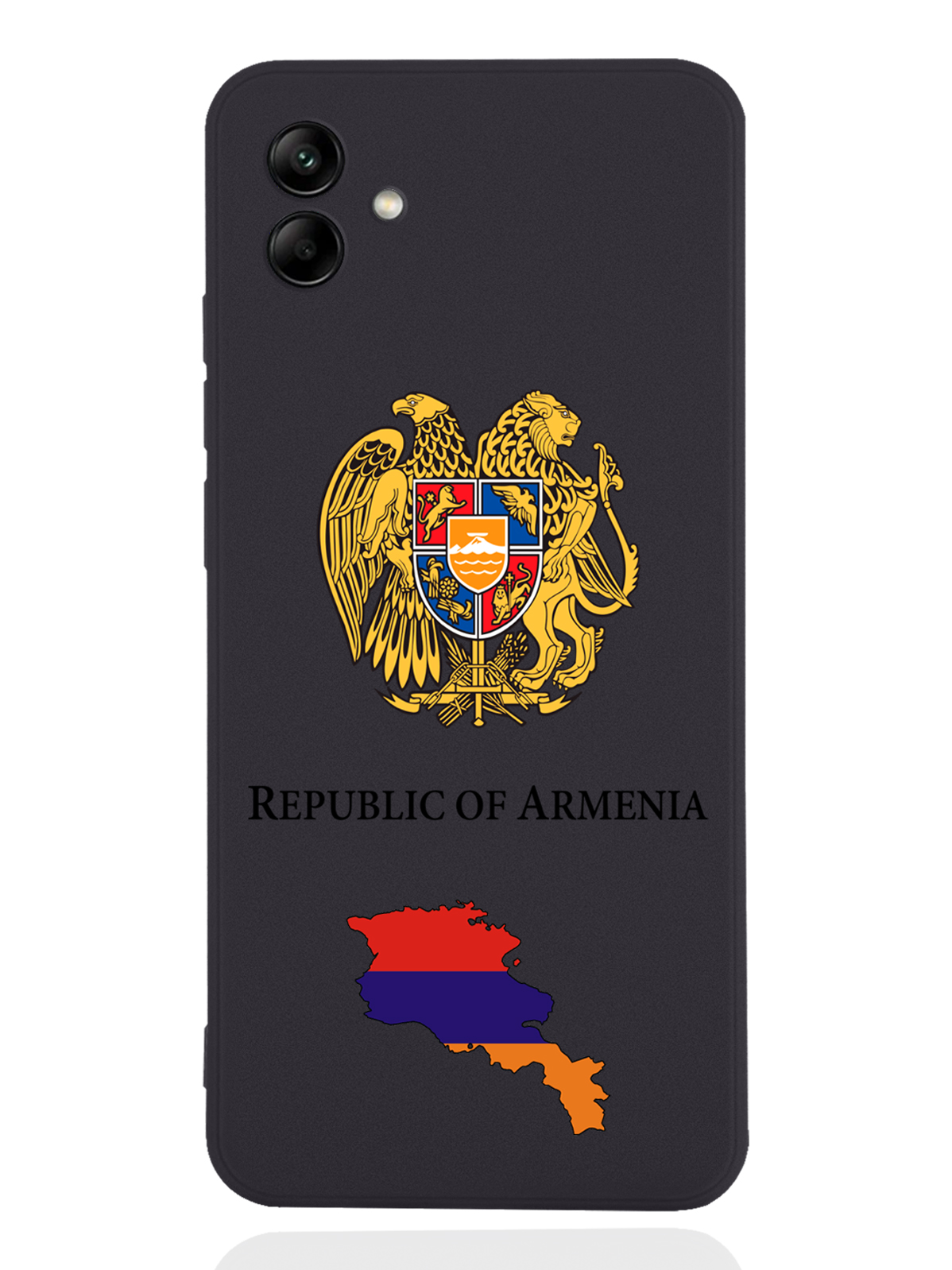 

Чехол SignumCase для Samsung Galaxy A04 Черный лаковый Герб Армении черный, Разноцветный