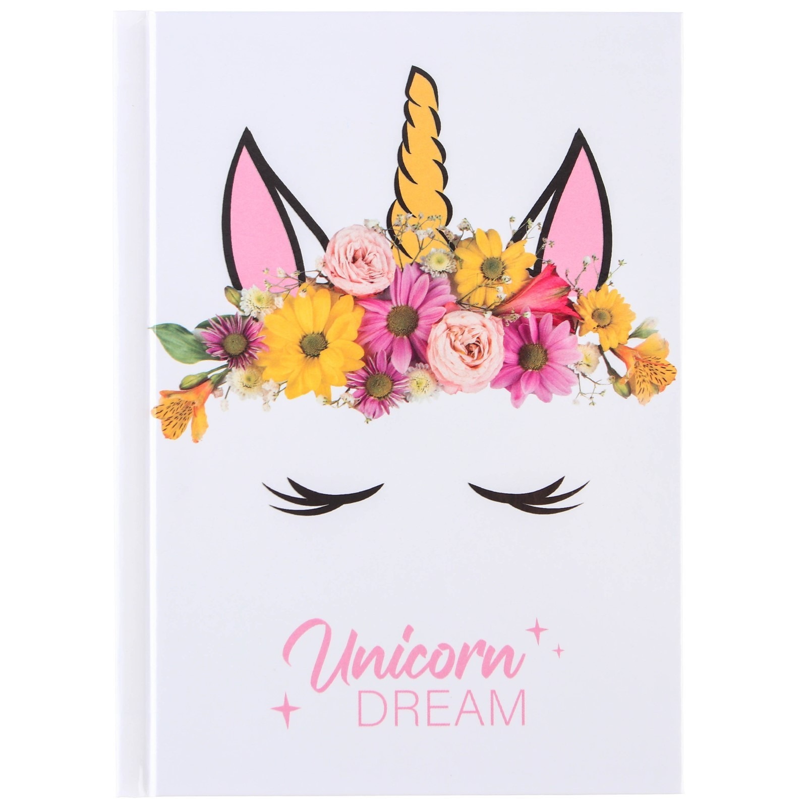 

Блокнот А6 Unicorn 64 листа, в твёрдой обложке, Минни Маус и Единорог