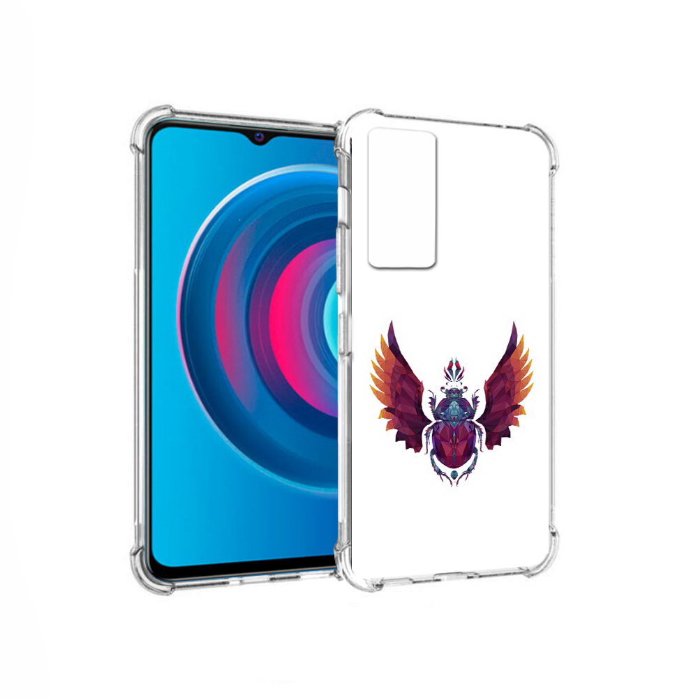 

Чехол MyPads Tocco для Vivo Y74s алмазный скоробей (PT224892.430.219), Прозрачный, Tocco