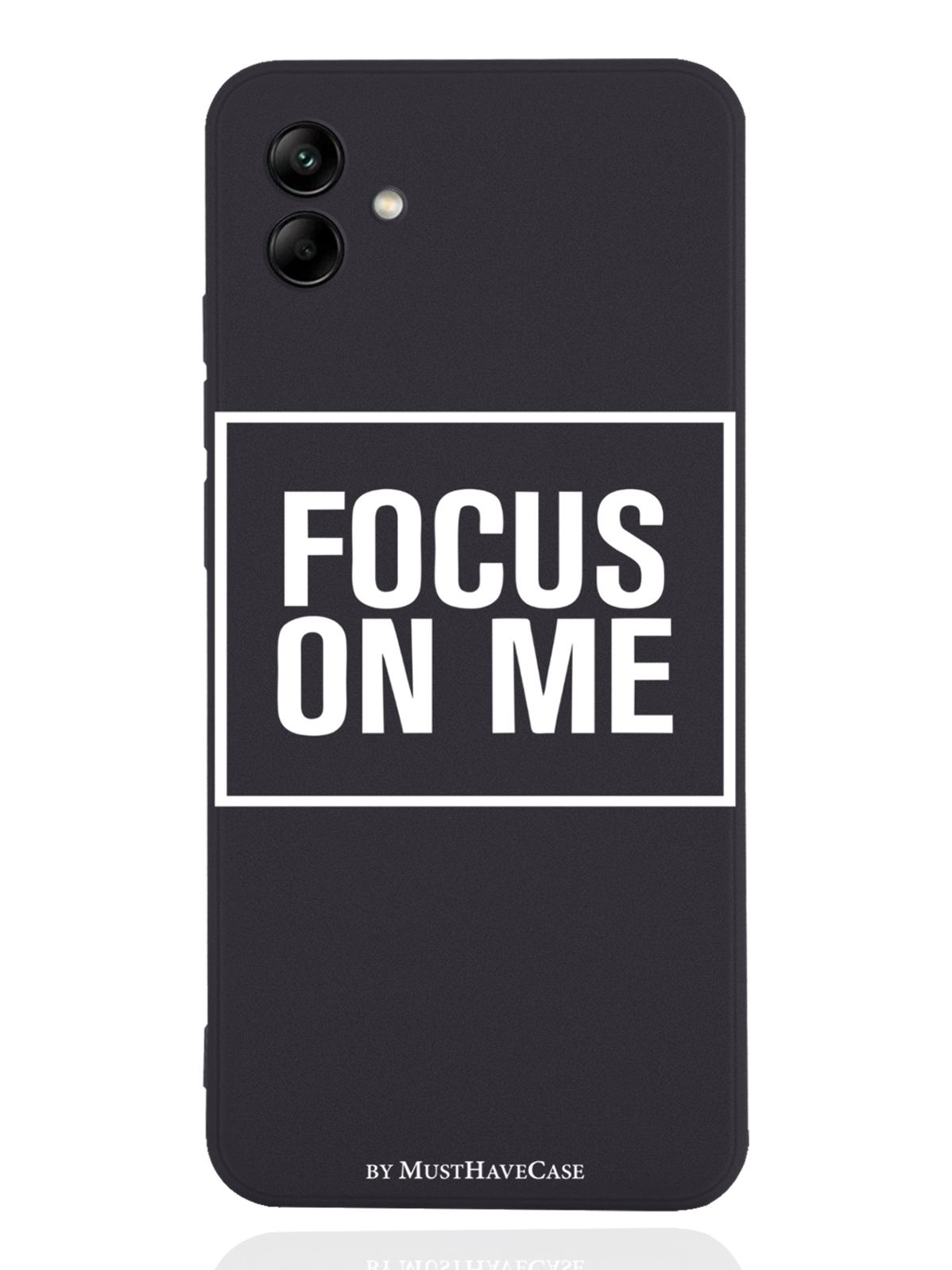 

Чехол MustHaveCase для Samsung Galaxy A04 Focus on me черный, Черный;белый