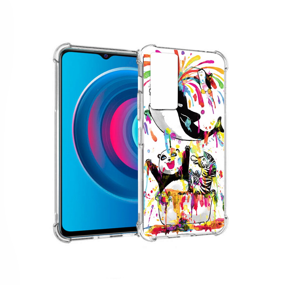 

Чехол MyPads Tocco для Vivo Y74s Хиппи кит (PT224892.430.191), Прозрачный, Tocco