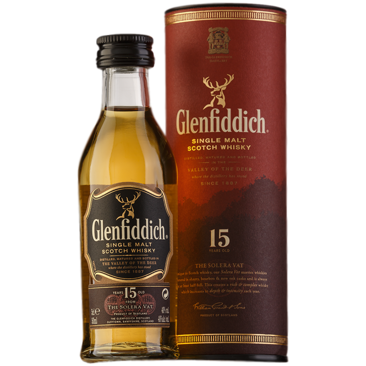 

Виски Glenfiddich 15 лет 0,05 л в подарочной упаковке