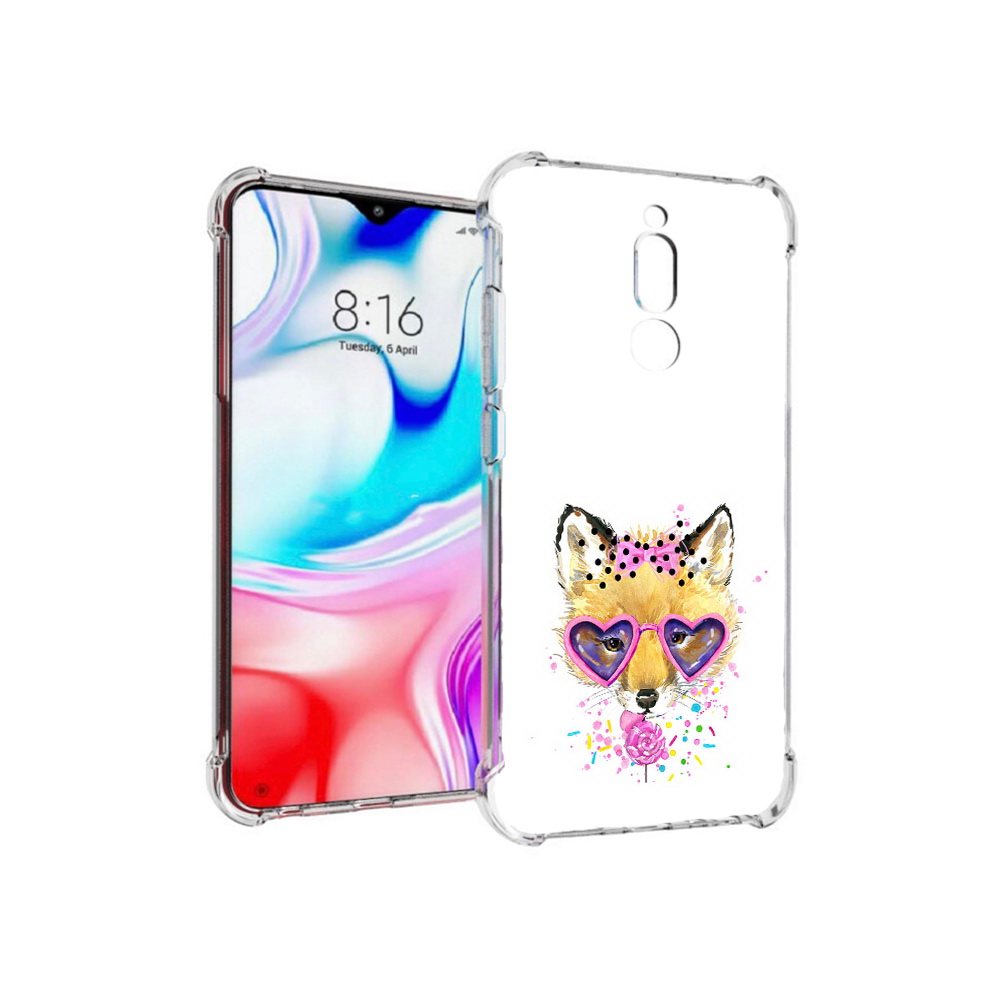 

Чехол MyPads Tocco для Xiaomi Redmi 8 лисенок с бантиком (PT138911.300.441), Прозрачный, Tocco