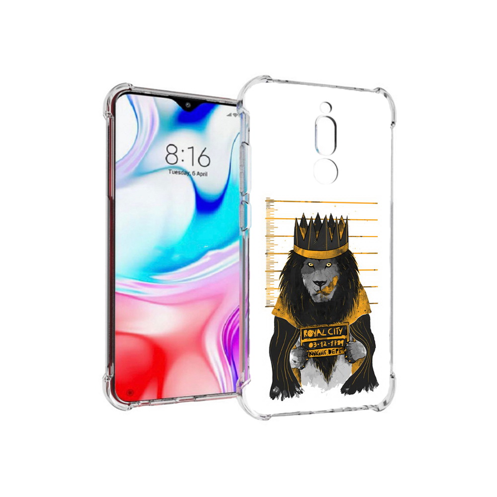 

Чехол MyPads Tocco для Xiaomi Redmi 8 лев в законе (PT138911.300.435), Прозрачный, Tocco