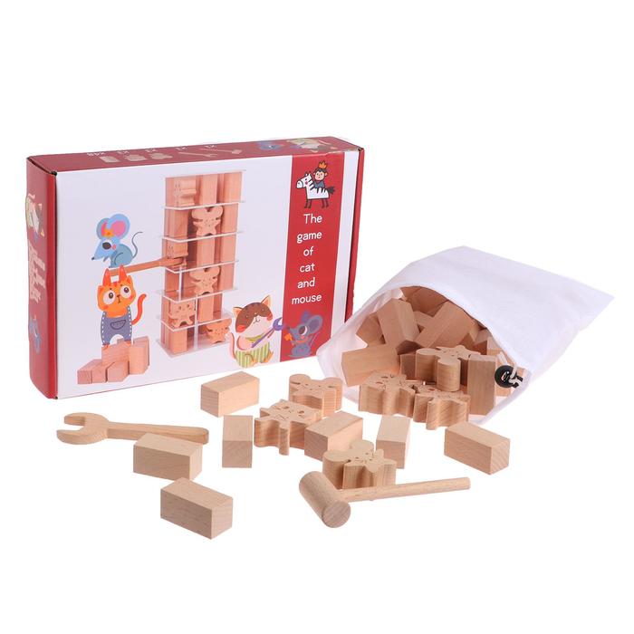 

Детская развивающая игра «Кошки-мышки», 25,5х17х4,8 см