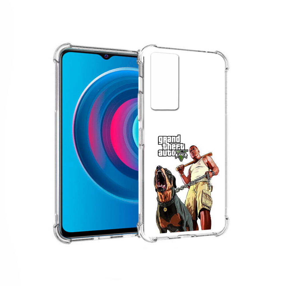 

Чехол MyPads Tocco для Vivo Y74s GTA грозная собака (PT224892.430.18), Прозрачный, Tocco