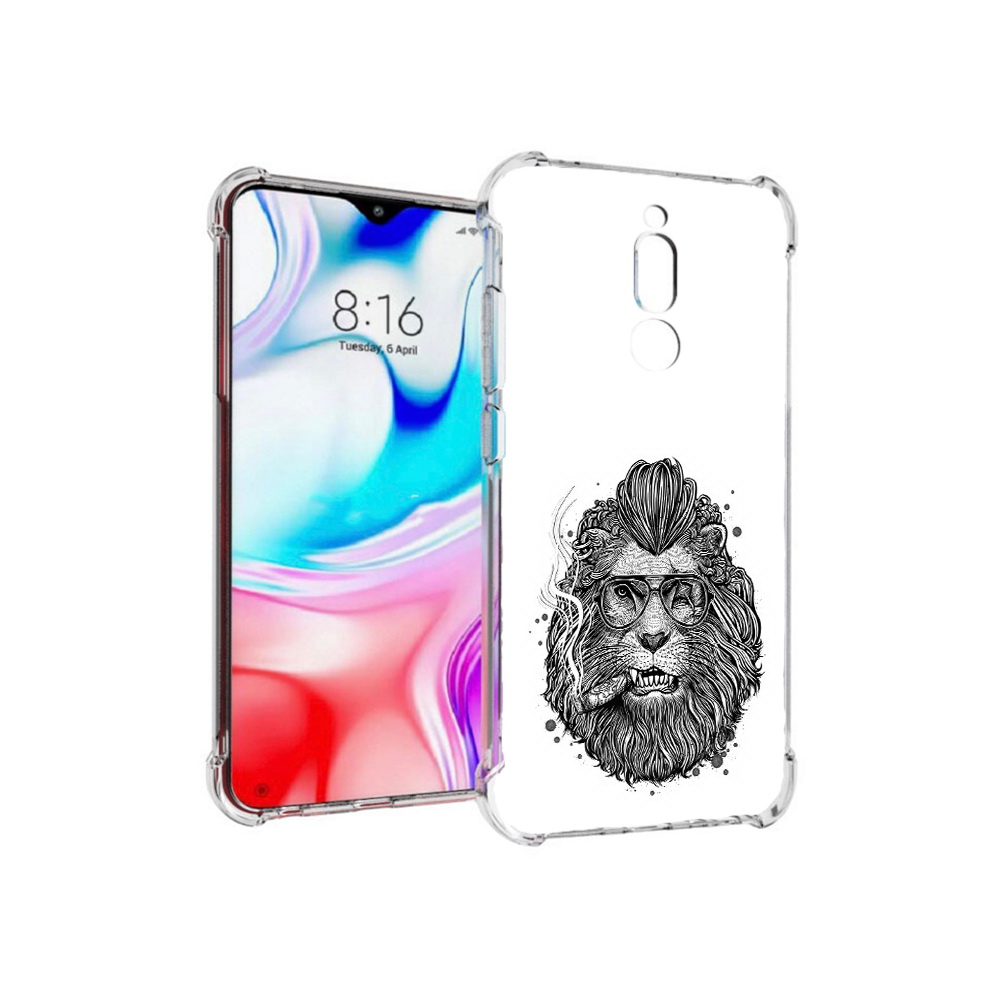 

Чехол MyPads Tocco для Xiaomi Redmi 8 курящий лев (PT138911.300.432), Прозрачный, Tocco