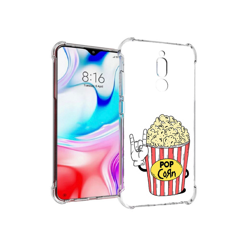 

Чехол MyPads Tocco для Xiaomi Redmi 8 крутой попкорн (PT138911.300.427), Прозрачный, Tocco