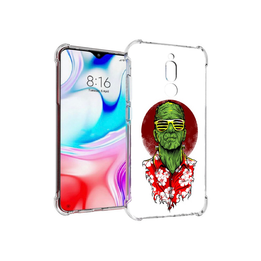 

Чехол MyPads Tocco для Xiaomi Redmi 8 крутой зеленый мужчина в очках (PT138911.300.424), Прозрачный, Tocco